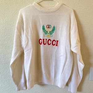Vintage Embroidered Gucci Sweater